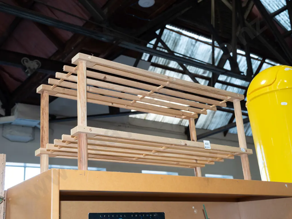 wooden shoe rack Image 1++