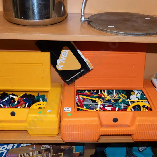 2x boxed K'Nex construction sets
