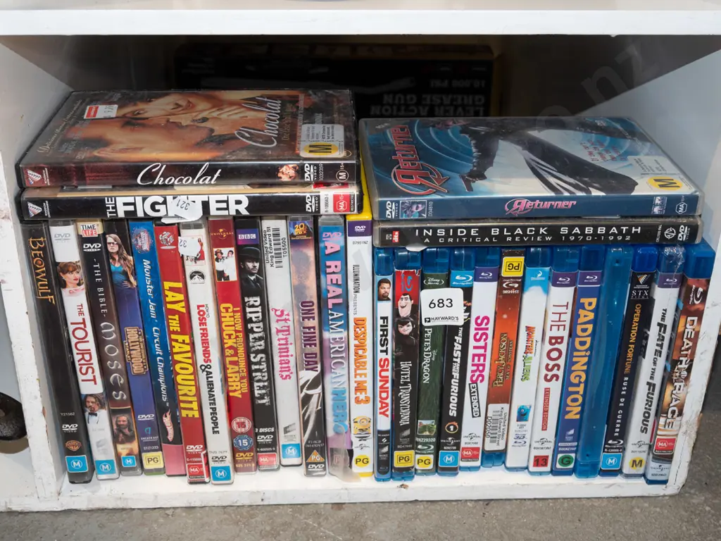 blue rays and DVDs Image 1++