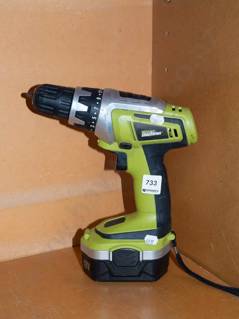Rockwell Shop Series 18V battery drill - no charger Image 1++