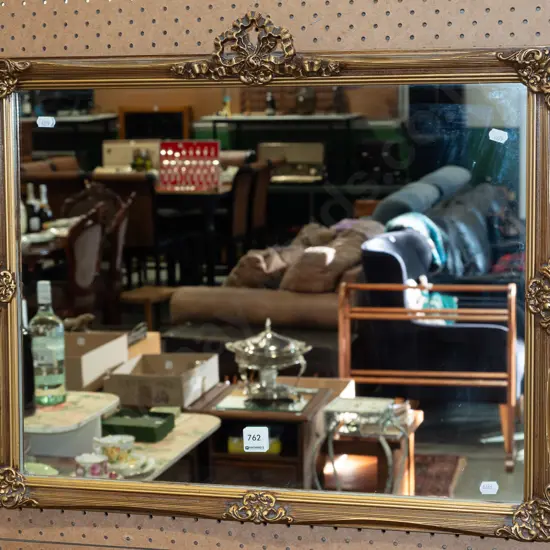 gilt framed wall mirror H540