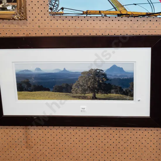 framed photograph - Glass Mountains