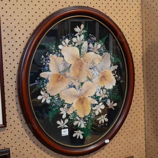 framed pressed flowers