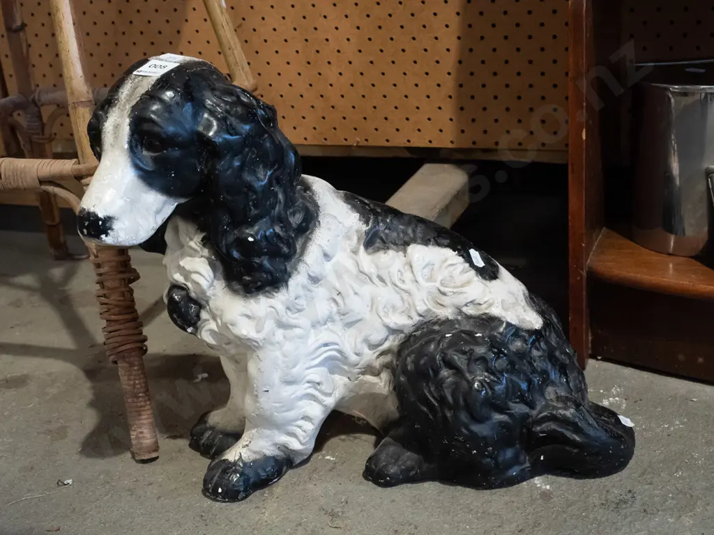 cocker spaniel plaster garden ornament H360 Image 1++