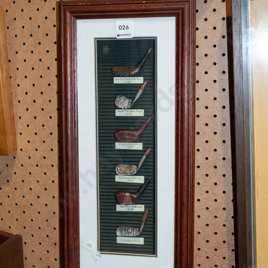 golf club shadow box