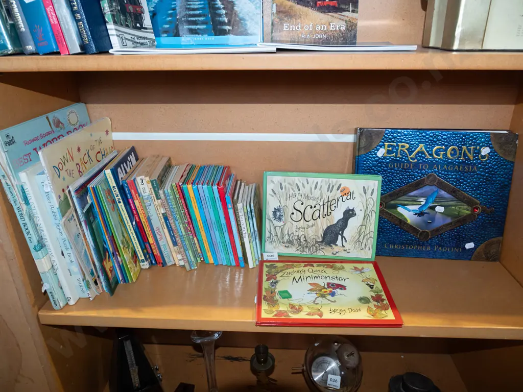 shelf of children's books Image 1++