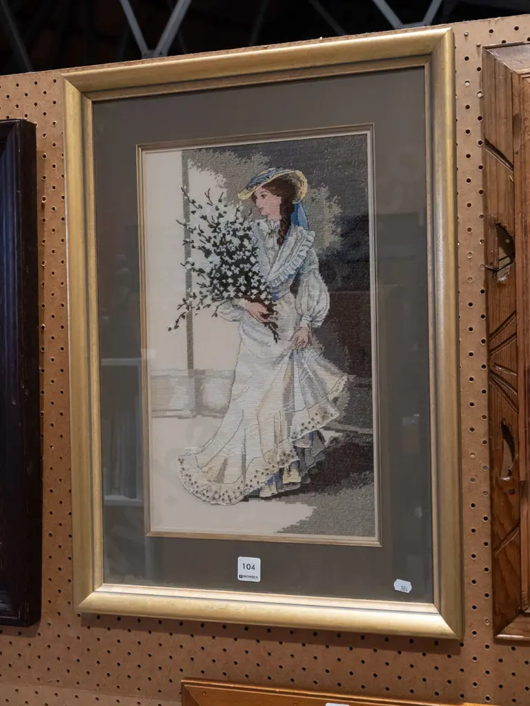 framed needlework - portrait Image 1++