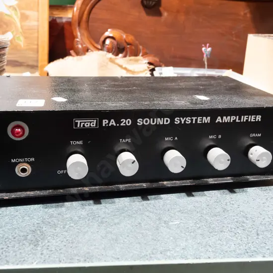 Trad sound system amplifier
