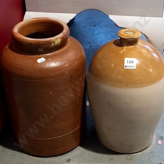 wide mouth storage crock, bottle crock