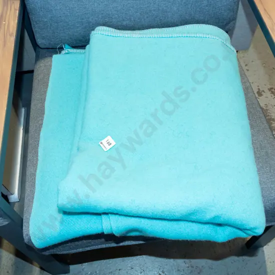 teal Mosgiel Mills blanket