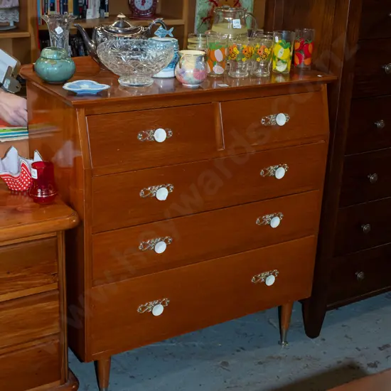 pine 5 drawer chest H940 W845 D390