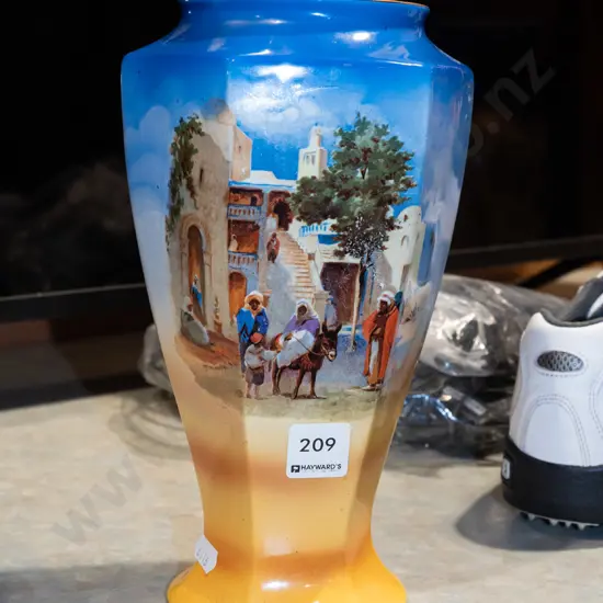 Tunstall Arabic scene vase H260