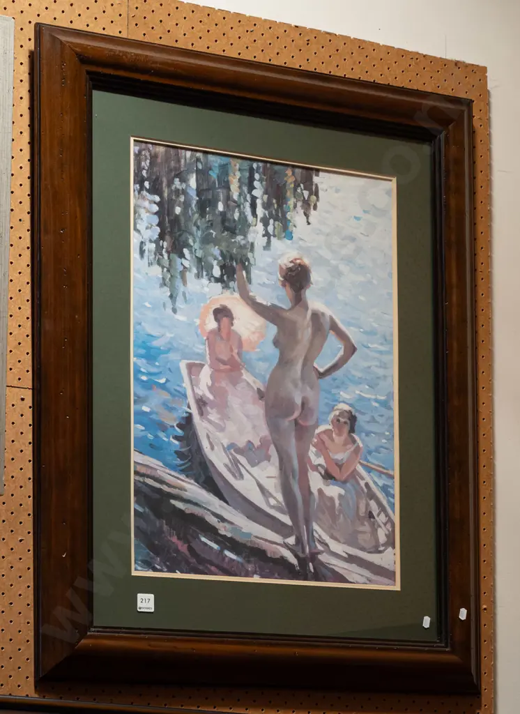 framed Evelyn Page poster print - Summer Lawn Image 1++