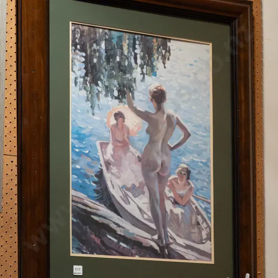 framed Evelyn Page poster print - Summer Lawn