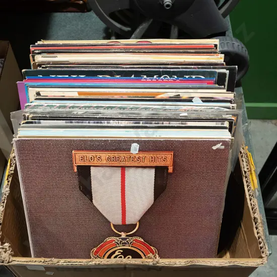 LPs; ELO, Chicago, Tracy Chapman etc