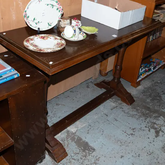 restorer's refectory based hall table H755 W1000 D490