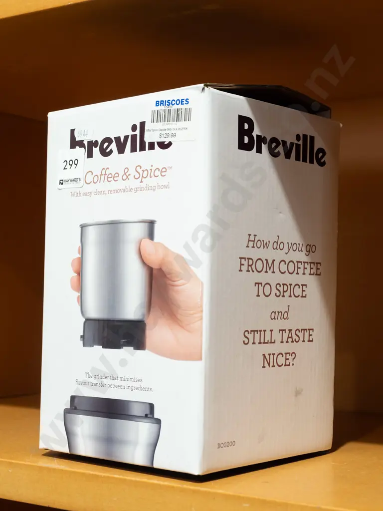 boxed as new Breville coffee and spice grinder Image 1++