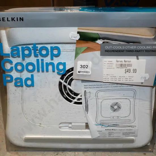 cased Belkin laptop cooling pad