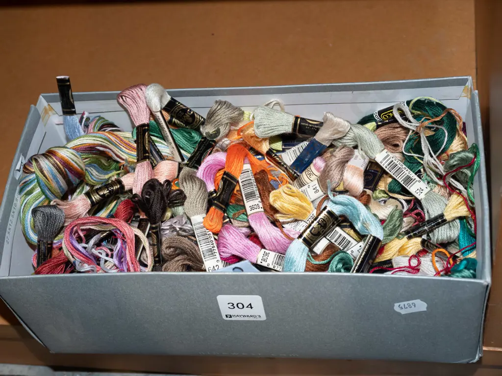 box of embroidery threads Image 1++