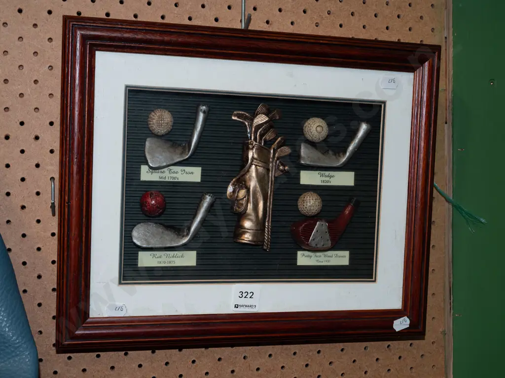 golf themed shadow box Image 1++