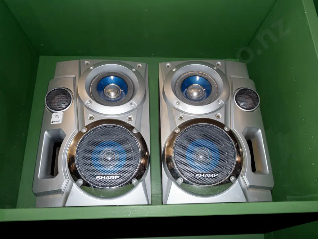 2x Sharp stereo speakers Image 1++