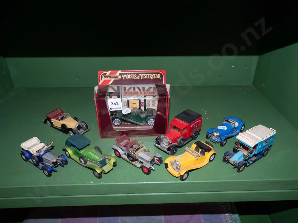 shelf of model vehicles Image 1++