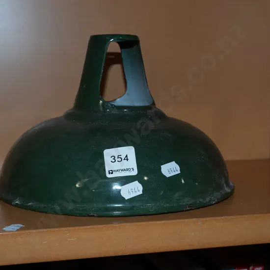 small enamel industrial light shade Diam230