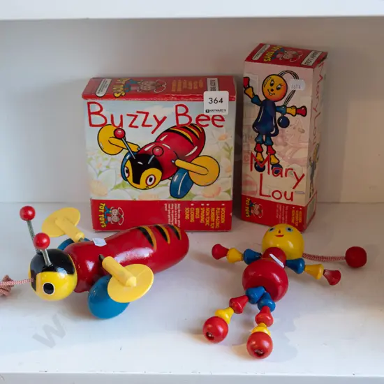 Buzzy Bee, Mary Lou doll with original boxes