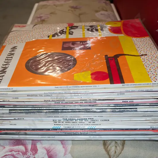 box; jazz and other LPs