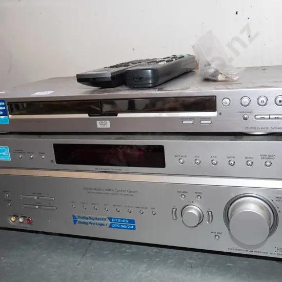 Sony digital audio receiver, DVD player