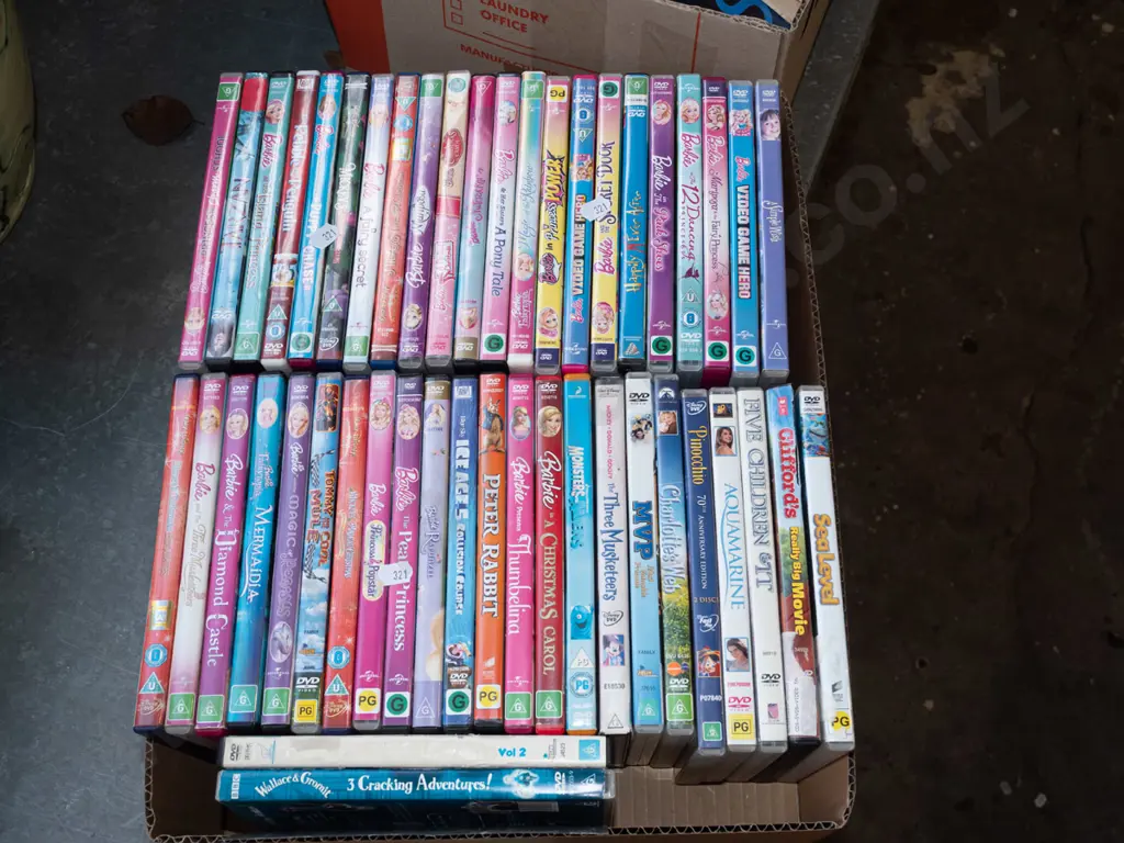 box of childrens DVDs Image 1++