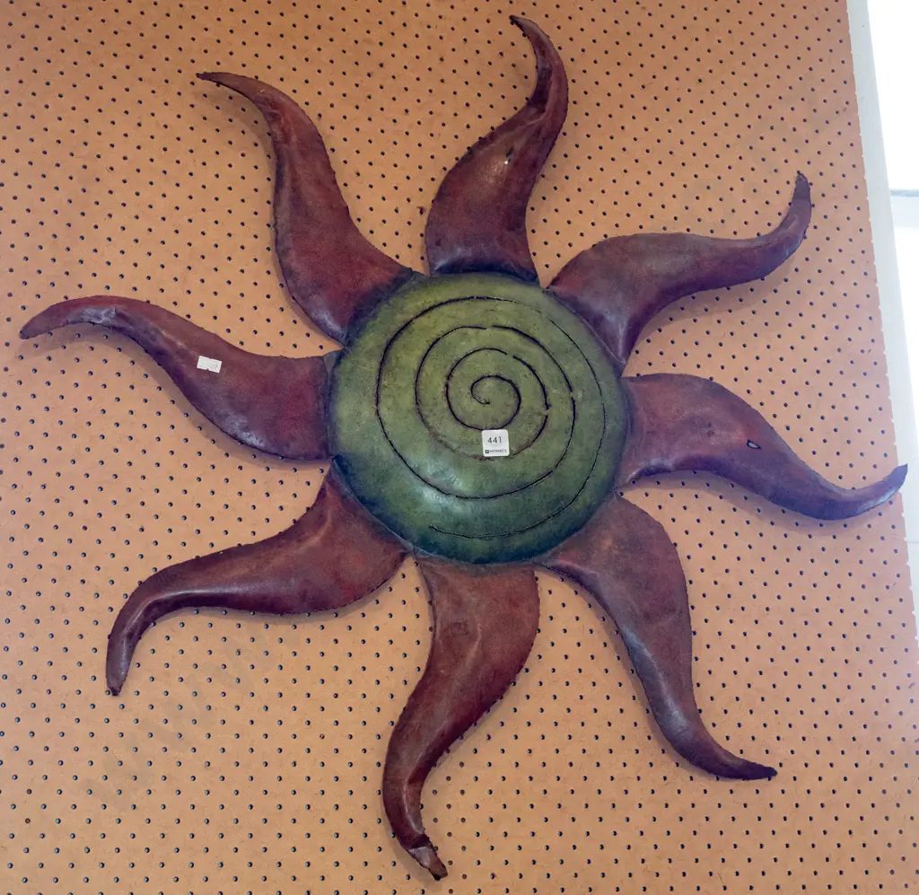 metal garden art - sun H880 Image 1++
