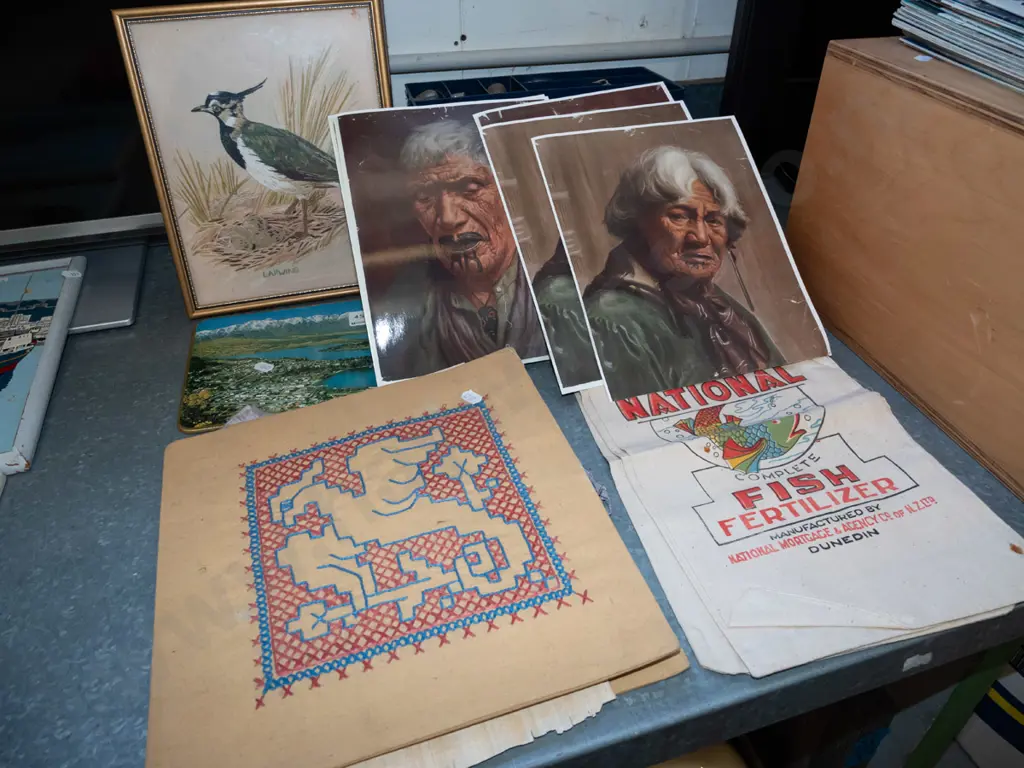 Egyptian prints on papyrus, unframed prints, flour bags etc Image 1++