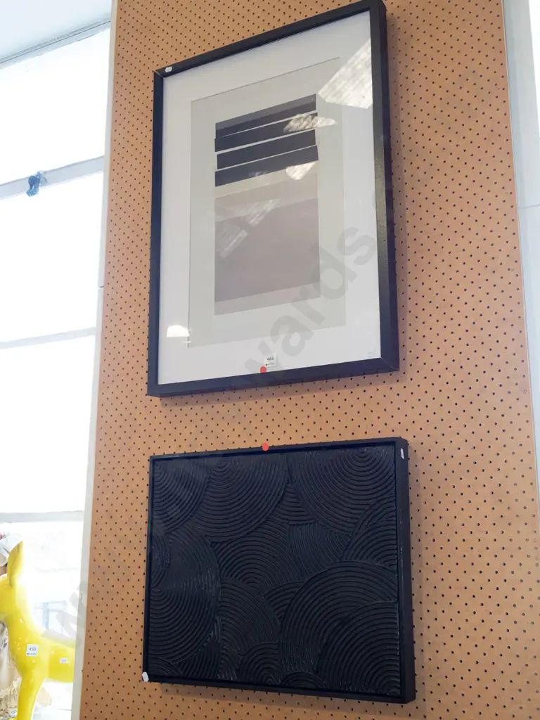 2x abstract artworks - red dots Image 1++
