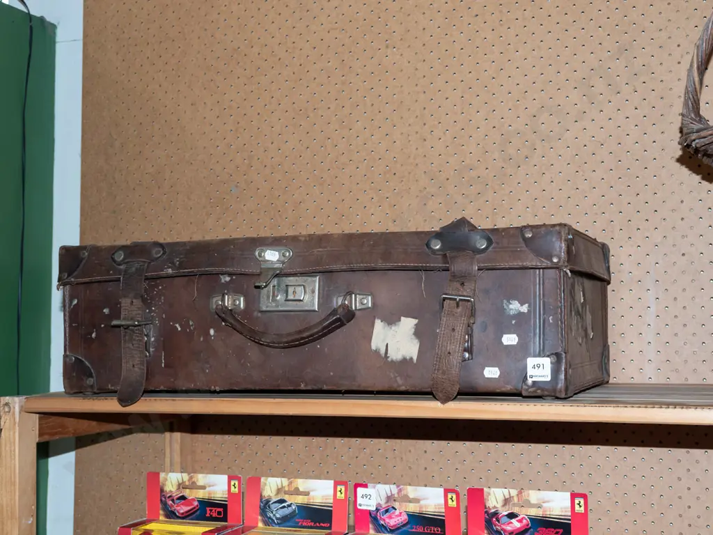 bullock hide suitcase Image 1++