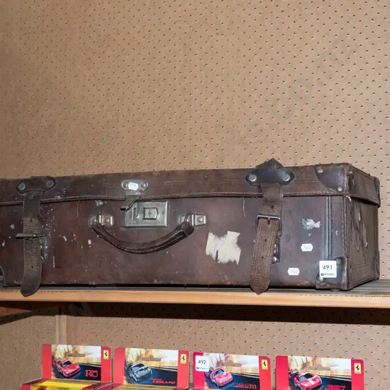 bullock hide suitcase
