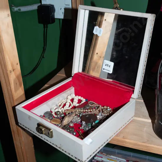 jewellery box and costume jewellery