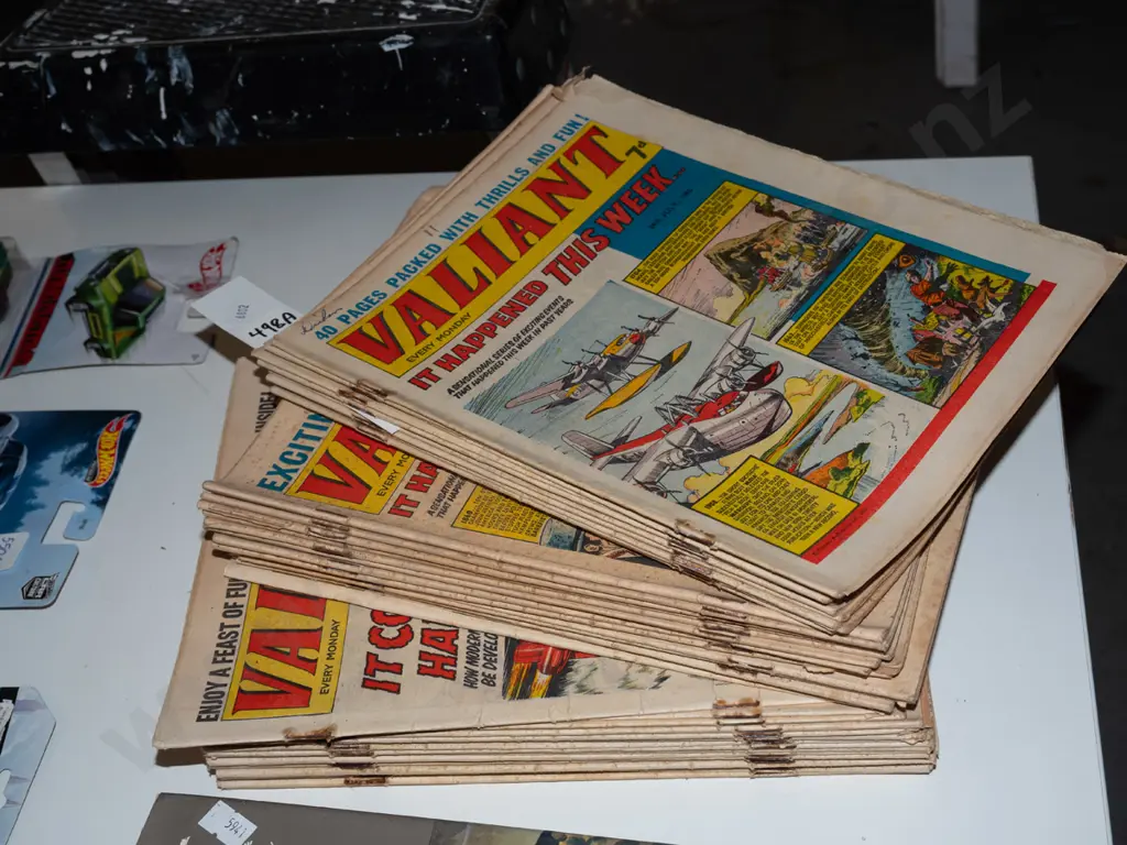 stack of 1960s Valiant comics Image 1++
