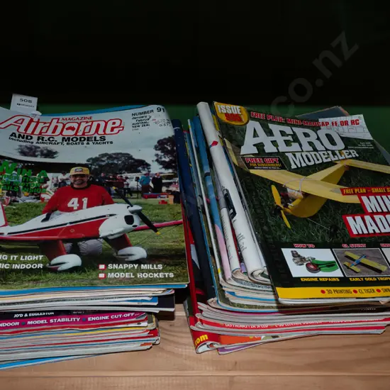 back issues of Aeroplane Model magazines