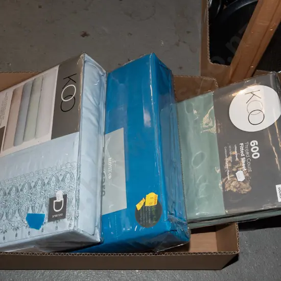 box; 3x sheet sets