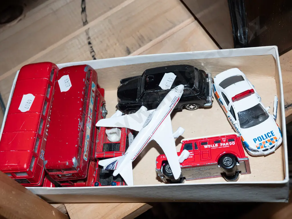 small box of toy vehicles Image 1++