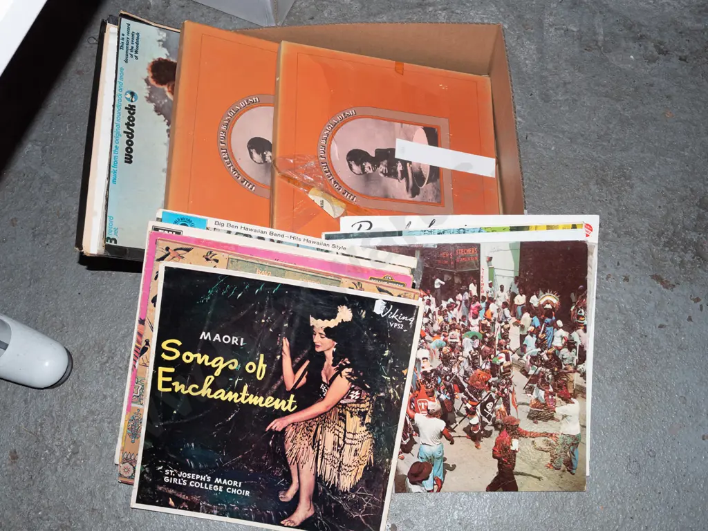 box of LPs Image 1++