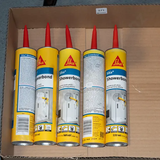 5x tubes Sika shower bond