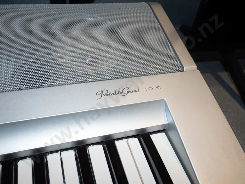 Yamaha DGX-205 keyboard with stand and manual Image 1++