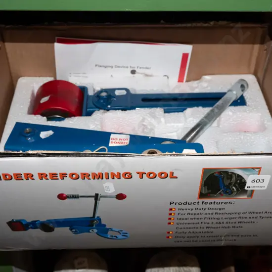 box; fender reforming tool