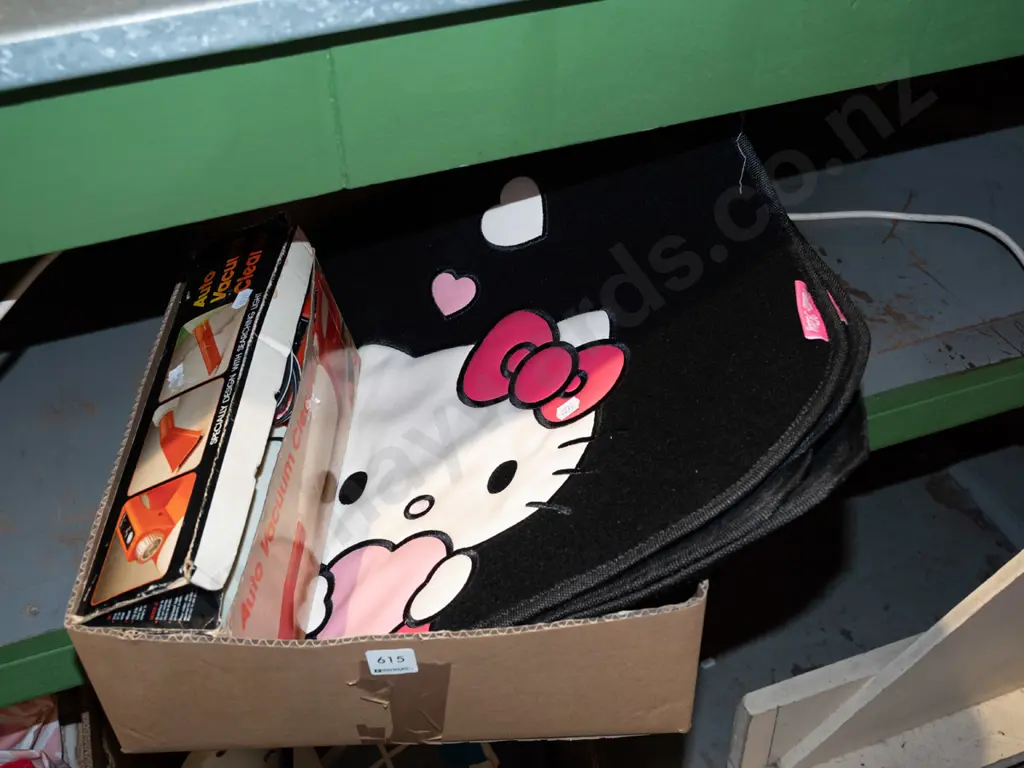 box; auto vacuum cleaner, hello kitty car mats Image 1++