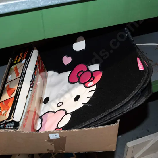 box; auto vacuum cleaner, hello kitty car mats