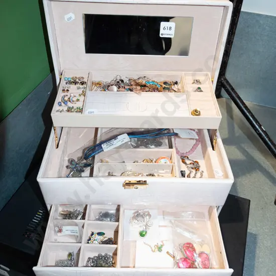 jewellery box and costume jewellery