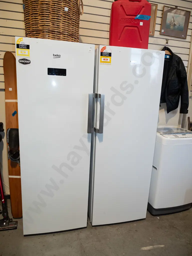 Beko matching upright fridge and freezer Each H1700 W590 D620 Image 1++