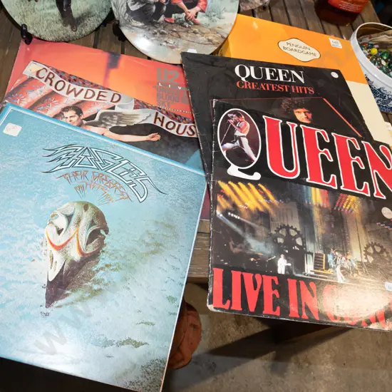 LPs; Queen, the Eagles, U2